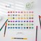 Ohuhu Markers for Adult Coloring Books: 60 Colors Coloring Markers Dual Tips Fine &#x26; Brush Pens Water-Based Art Markers for Kids Adults Drawing Sketching Bullet Journal Non-bleeding - Maui - Black